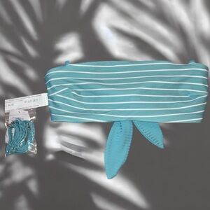 NWT Gilly Hicks Bandeau Swim top reversible size XS